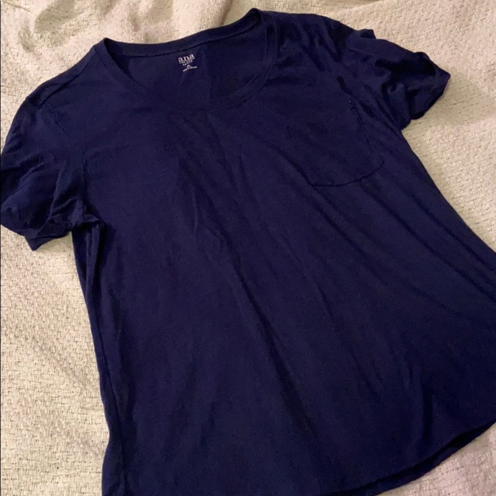 Navy Pocket Tee